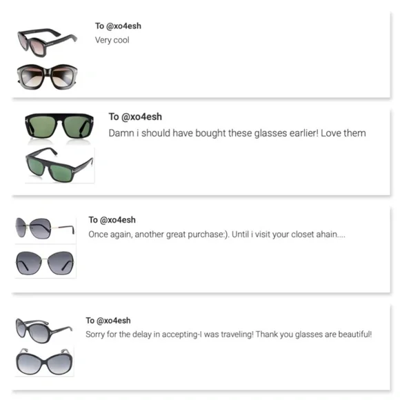 New TOM FORD Tammy Cat Eye Sunglasses - Picture 13 of 16